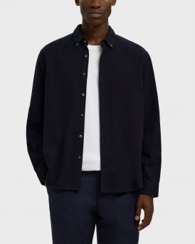 SELECTED REGNOAH ΑΝΔΡΙΚΟ ΠΟΥΚΑΜΙΣΟ - 16099609 - ΜΠΛΕ