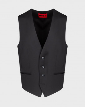 HUGO VIN253X ΑΝΔΡΙΚΟ ΓΙΛΕΚΟ - 50540136  - ΜΑΥΡΟ