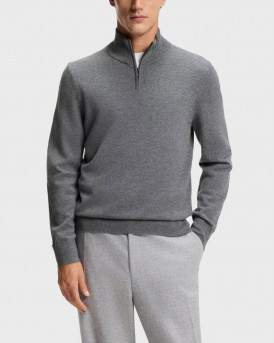 BOSS Η-HEMARLO ΑΝΔΡΙΚΟ ΠΟΥΛΟΒΕΡ HALF-ZIP - 50549984  - ΑΝΘΡΑΚΙ