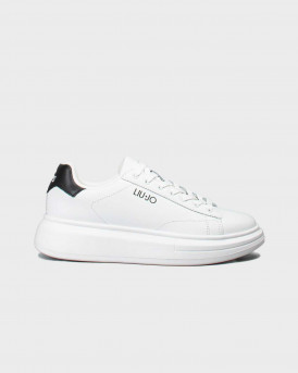 LIU JO ΑΝΔΡΙΚΑ ΔΕΡΜΑΤΙΝΑ SNEAKERS - 7B4027PX474 - ΑΣΠΡΟ