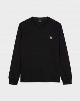 PAUL SMITH ΑΝΔΡΙΚΗ ΜΑΚΡΥΜΑΝΙΚΗ ΜΠΛΟΥΖΑ - M2R-828R-KZEBRA - ΜΑΥΡΟ