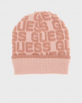 GUESS TEDDY ΓΥΝΑΙΚΕΙΟΣ ΠΛΕΚΤΟΣ ΣΚΟΥΦΟΣ - AW5425POL03  - ΡΟΖ