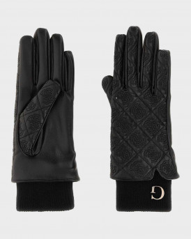 GUESS CALISTA ΓΥΝΑΙΚΕΙΑ ΓΑΝΤΙΑ - AW5402POL02  - ΜΑΥΡΟ