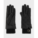 GUESS CALISTA ΓΥΝΑΙΚΕΙΑ ΓΑΝΤΙΑ - AW5402POL02  - ΜΑΥΡΟ