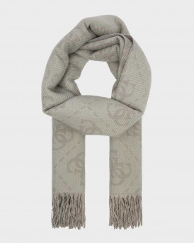 GUESS NOLANA ΓΥΝΑΙΚΕΙΟ ΚΑΣΚΟΛ - AW5217VIS03  - ΓΚΡΙ