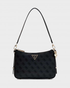 GUESS ERICA ΓΥΝΑΙΚΕΙΑ ΜΙΝΙ ΤΣΑΝΤΑ ΩΜΟΥ - HWESG951018  - ΑΝΘΡΑΚΙ