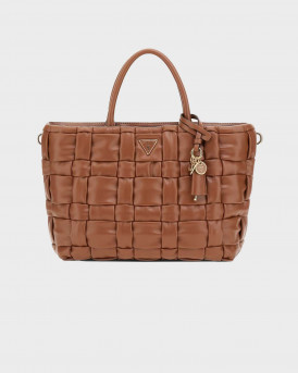 GUESS MARION ΓΥΝΑΙΚΕΙΑ ΠΛΕΚΤΗ ΤΣΑΝΤΑ ΧΕΙΡΟΣ - HWWG807206  - ΚΑΦΕ