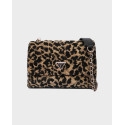 GUESS GIULLY ΓΥΝΑΙΚΕΙΑ ΒΕΛΟΥΔΙΝΗ ΤΣΑΝΤΑ ΧΙΑΣΤΙ ANIMAL PRINT - HWLG967320  - ΛΕΟΠΑΡ