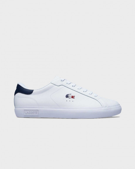LACOSTE POWERCOURT ΑΝΔΡΙΚΑ ΔΕΡΜΑΤΙΝΑ SNEAKERS - 749SMA0080407