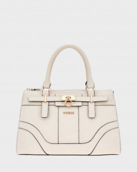 GUESS GREYSON ΓΥΝΑΙΚΕΙΑ ΤΣΑΝΤΑ ΧΕΙΡΟΣ - HWBG920605  - ΕΚΡΟΥ