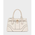 GUESS GREYSON ΓΥΝΑΙΚΕΙΑ ΤΣΑΝΤΑ ΧΕΙΡΟΣ - HWBG920605  - ΕΚΡΟΥ