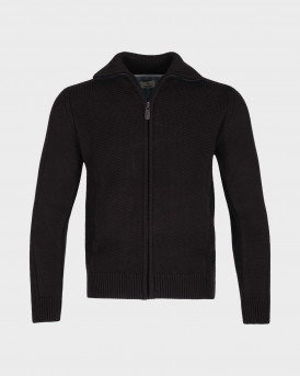 ROOK ROBSON ΑΝΔΡΙΚΗ ΠΛΕΚΤΗ ΖΑΚΕΤΑ ΜΕ ΦΕΡΜΟΥΑΡ - 106.26  - ΜΑΥΡΟ