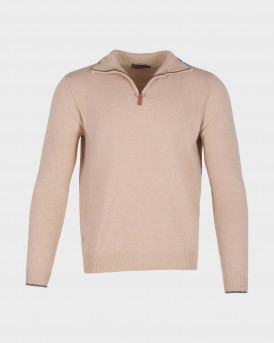 ROOK ΕSTATE.Z ΑΝΔΡΙΚΟ ΠΟΥΛΟΒΕΡ HALF-ZIP - 106.24  - ΜΠΕΖ