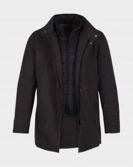 ROOK STERLING ΑΝΔΡΙΚΟ ΜΠΟΥΦΑΝ ΜΕ ΕΠΕΝΔΥΣΗ - 107.26  - ΓΚΡΙ