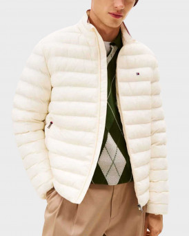 TOMMY HILFIGER ΑΝΔΡΙΚΟ ΚΑΠΙΤΟΝΕ ΜΠΟΥΦΑΝ - MW0MW37634 - ΕΚΡΟΥ