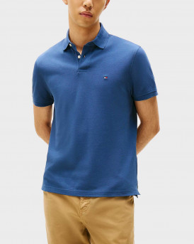 TOMMY HILFIGER 1985 POLO ΑΝΔΡΙΚΗ ΚΟΝΤΟΜΑΝΙΚΗ ΠΟΛΟ ΜΠΛΟΥΖΑ - MW0MW17770 - ΡΑΦ