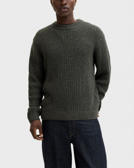 JACK & JONES JORBLEECKER ΑΝΔΡΙΚΟ ΠΟΥΛΟΒΕΡ - 12286911 - ΛΑΔΙ