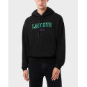 LACOSTE ΑΝΔΡΙΚΟ ΦΟΥΤΕΡ ΜΕ ΚΟΥΚΟΥΛΑ ΧΑΛΑΡΗ ΓΡΑΜΜΗ - SH5464 - ΜΑΥΡΟ