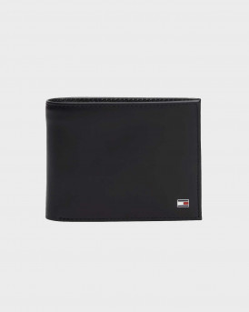 TOMMY HILFIGER ETON FLAP ΑΝΔΡΙΚΟ ΔΕΡΜΑΤΙΝΟ ΠΟΡΤΟΦΟΛΙ - ΑΜ0ΑΜ00652 - ΜΑΥΡΟ
