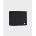 TOMMY HILFIGER ETON FLAP ΑΝΔΡΙΚΟ ΔΕΡΜΑΤΙΝΟ ΠΟΡΤΟΦΟΛΙ - ΑΜ0ΑΜ00652 - ΜΑΥΡΟ