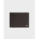 TOMMY HILFIGER ETON FLAP ΑΝΔΡΙΚΟ ΔΕΡΜΑΤΙΝΟ ΠΟΡΤΟΦΟΛΙ - ΑΜ0ΑΜ00652 - ΜΑΥΡΟ