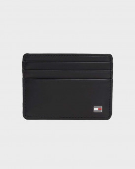 TOMMY HILFIGER ETON ΑΝΔΡΙΚΗ ΔΕΡΜΑΤΙΝΗ ΚΑΡΤΟΘΗΚΗ - ΑM0AM00653 - ΜΑΥΡΟ