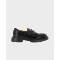 BOSS SHOES ΑΝΔΡΙΚΑ ΔΕΡΜΑΤΙΝΑ LOAFERS -  C7876FLO - ΜΑΥΡΟ