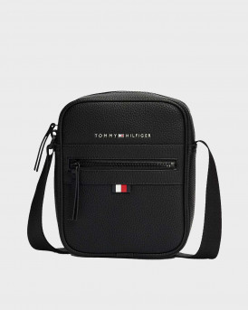 TOMMY HILFIGER ESSENTIAL MINI ΑΝΔΡΙΚΟ ΤΣΑΝΤΑΚΙ REPORTER - AM0AM09504 - ΜΑΥΡΟ