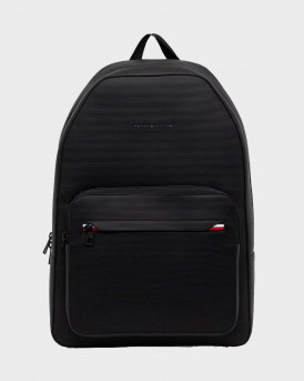 TOMMY HILFIGER ΑΝΔΡΙΚΟ ΣΑΚΙΔΙΟ ΠΛΑΤΗΣ - AΜ0ΑΜ13979 - ΜΑΥΡΟ