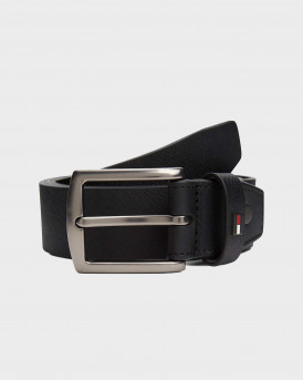 TOMMY HILFIGER DENTON ΑΝΔΡΙΚΗ ΡΥΘΜΙΖΟΜΕΝΗ ΔΕΡΜΑΤΙΝΗ ΖΩΝΗ - AM0AM14066 - ΜΑΥΡΟ