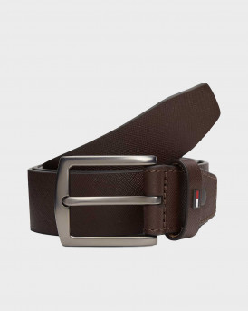 TOMMY HILFIGER DENTON ΑΝΔΡΙΚΗ ΡΥΘΜΙΖΟΜΕΝΗ ΔΕΡΜΑΤΙΝΗ ΖΩΝΗ - AM0AM14066 - ΚΑΦΕ