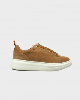 LIU JO MEN'S SUEDE SNEAKERS - 7G5015 - BROWN