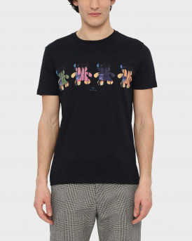 PAUL SMITH TEDDY BEAR PRINT ΑΝΔΡΙΚΗ ΚΟΝΤΟΜΑΝΙΚΗ ΜΠΛΟΥΖΑ - M2R-011R-PP5131 - ΜΠΛΕ