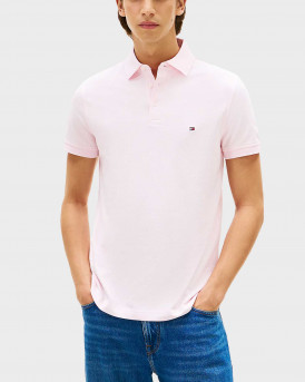 TOMMY HILFIGER 1985 ΑΝΔΡΙΚΗ ΚΟΝΤΟΜΑΝΙΚΗ ΠΟΛΟ ΜΠΛΟΥΖΑ - MW0MW17771 - ΡΟΖ