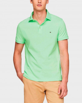 TOMMY HILFIGER 1985 ΑΝΔΡΙΚΗ ΚΟΝΤΟΜΑΝΙΚΗ ΠΟΛΟ ΜΠΛΟΥΖΑ - MW0MW17771 - ΛΑΧΑΝΙ