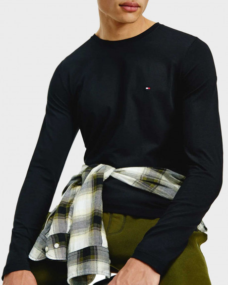 TOMMY HILFIGER STRETCH SLIM ΑΝΔΡΙΚΗ ΜΑΚΡΥΜΑΝΙΚΗ ΜΠΛΟΥΖΑ - MW0MW10804