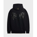 SUPERDRY TATTOO EMBELLISH ΓΥΝΑΙΚΕΙΟ ΦΟΥΤΕΡ ΜΕ ΚΟΥΚΟΥΛΑ - W2012463Α - ΜΑΥΡΟ