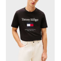 TOMMY HILFIGER ΑΝΔΡΙΚΗ ΚΟΝΤΟΜΑΝΙΚΗ ΜΠΛΟΥΖΑ - MW0MW42736 - ΜΑΥΡΟ