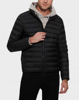 GUESS LIGHT PACKABLE REALDOWN ΑΝΔΡΙΚΟ ΜΠΟΥΦΑΝ PUFFER - M1RL47WDQ50  - ΜΑΥΡΟ