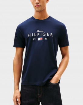 TOMMY HILFIGER ΑΝΔΡΙΚΗ ΚΟΝΤΟΜΑΝΙΚΗ ΜΠΛΟΥΖΑ - MW0MW41455 - ΜΠΛΕ