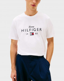 TOMMY HILFIGER ΑΝΔΡΙΚΗ ΚΟΝΤΟΜΑΝΙΚΗ ΜΠΛΟΥΖΑ - MW0MW41455 - ΑΣΠΡΟ