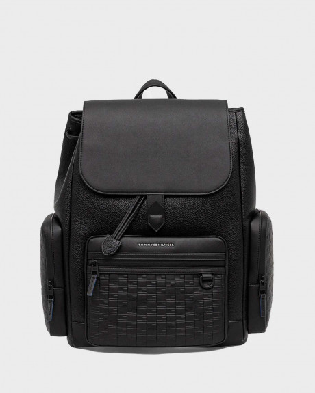 TOMMY HILFIGER MODERN FLAP ΑΝΔΡΙΚΟ ΣΑΚΙΔΙΟ ΠΛΑΤΗΣ - AΜ0ΑΜ13980