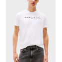 TOMMY JEANS TJM LINEAR LOGO ΑΝΔΡΙΚΗ ΚΟΝΤΟΜΑΝΙΚΗ ΜΠΛΟΥΖΑ - DM0DM20744 - ΜΠΛΕ
