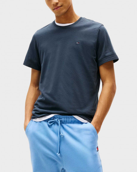 TOMMY JEANS TJM ORIGINAL JERSEY ΑΝΔΡΙΚΗ ΚΟΝΤΟΜΑΝΙΚΗ ΜΠΛΟΥΖΑ - DM0DM04411