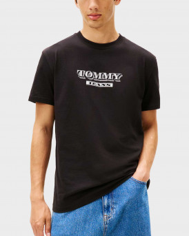 TOMMY JEANS ΑΝΔΡΙΚΗ ΚΟΝΤΟΜΑΝΙΚΗ ΜΠΛΟΥΖΑ - DM0DM22322 - ΜΑΥΡΟ