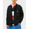 TOMMY JEANS ESSENTIALS ΑΝΔΡΙΚΟ OVERSHIRT - DM0DM20236 - ΜΑΥΡΟ