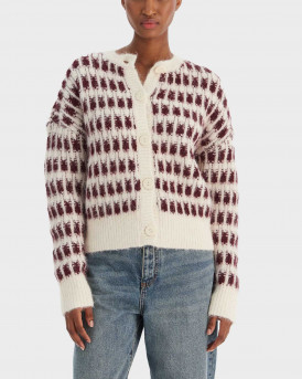 VERO MODA LISA ΓΥΝΑΙΚΕΙΑ ΠΛΕΚΤΗ ΖΑΚΕΤΑ - 10336622 - ΜΠΟΡΝΤΩ