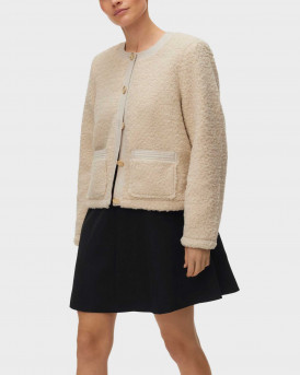 VERO MODA ESPRESSO ΓΥΝΑΙΚΕΙΟ TEDDY ΤΖΑΚΕΤ - 10337023 - ΜΠΕΖ
