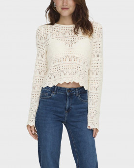 ONLY ELKE ΓΥΝΑΙΚΕΙΟ ΚΡΟΣΕ ΠΟΥΛΟΒΕΡ - 15363049 - ΕΚΡΟΥ