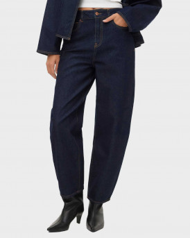 VERO MODA AWEVELINE ΓΥΝΑΙΚΕΙΟ ΨΗΛΟΜΕΣΟ ΤΖΙΝ ΠΑΝΤΕΛΟΝΙ BARREL - 10336845 - ΜΠΛΕ